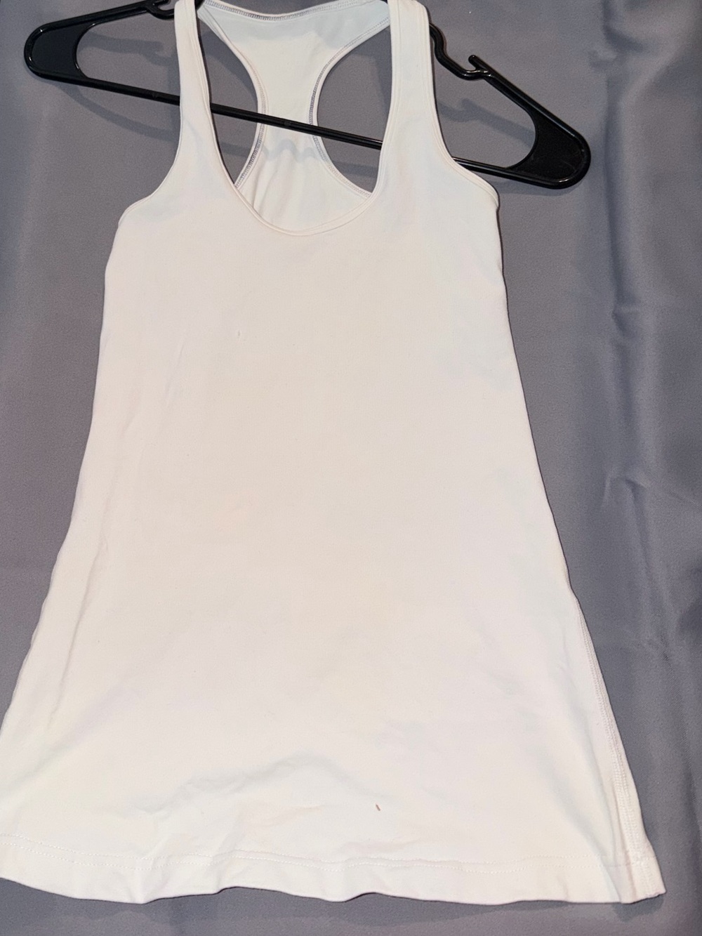lululemon athletica White Racerback Performance Tank